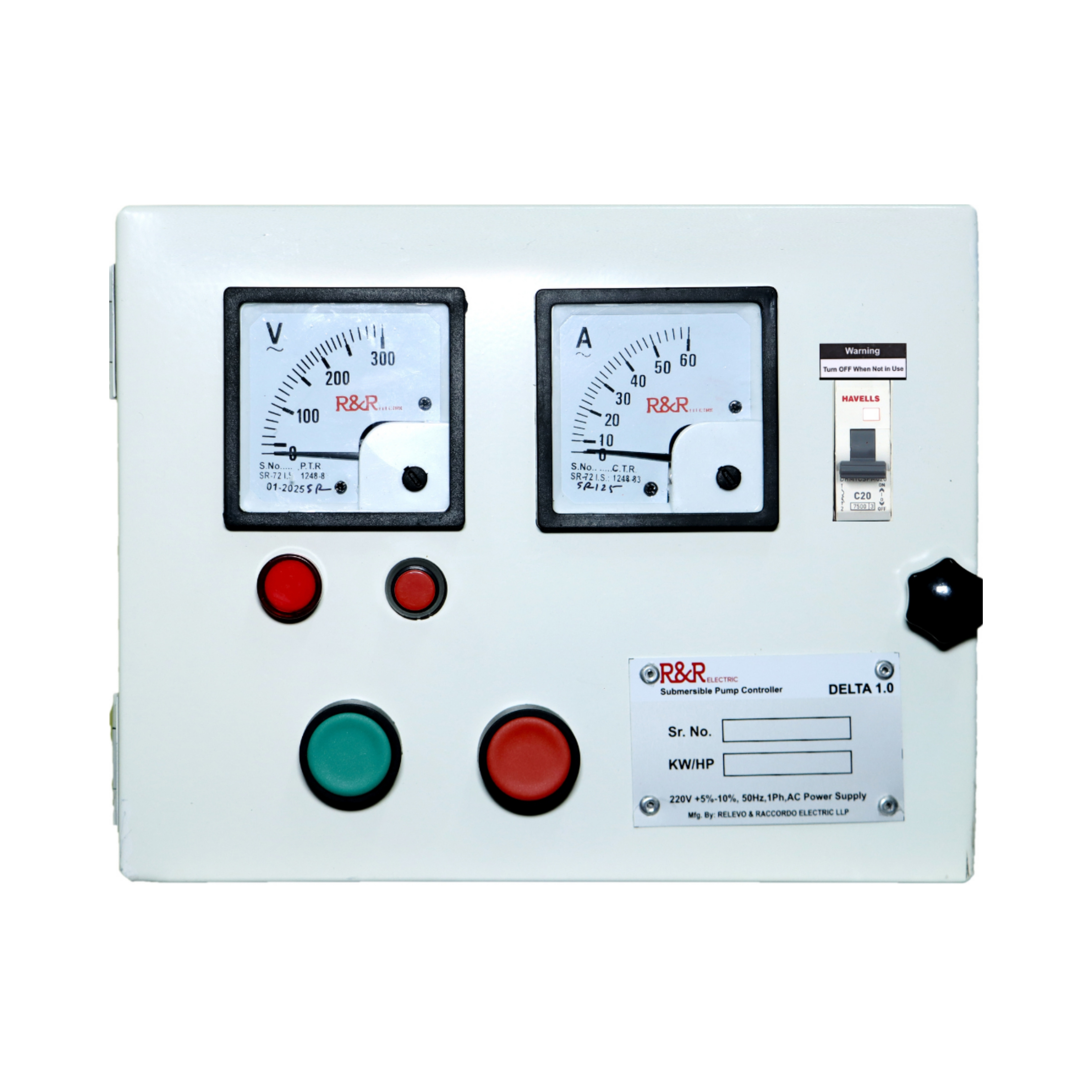 Double Phase Submersible Pump Starter